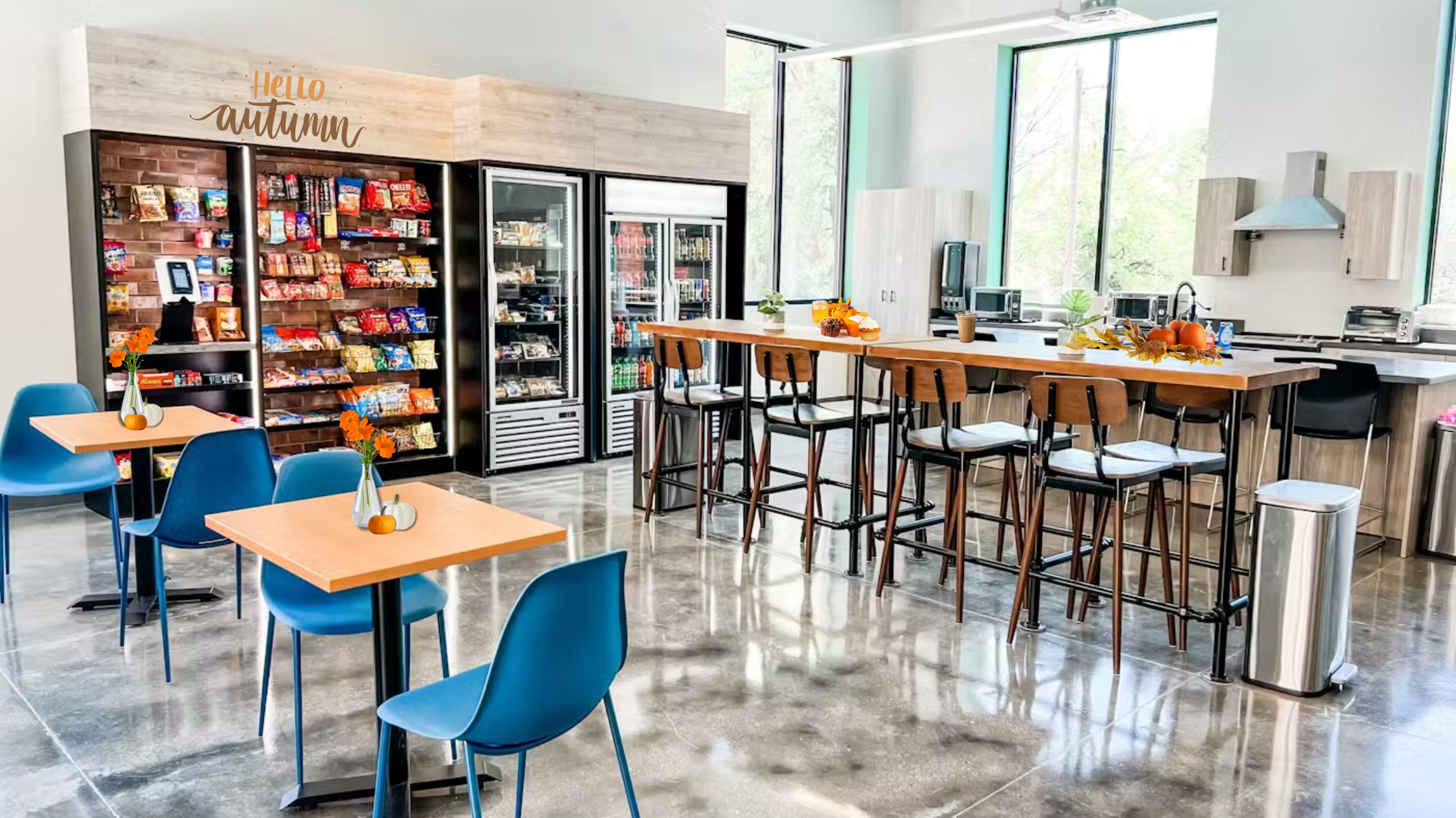 DFW fall break room | employee satisfaction | seasonal snacks